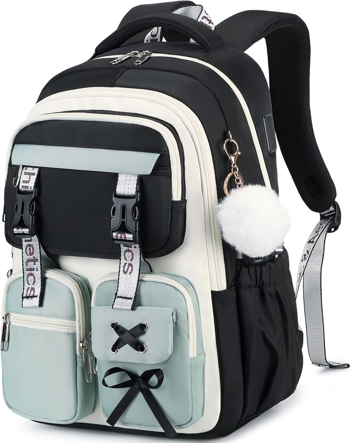 Cute School Backpack for Girls Backpack and Lunch Box Set Kids Backpack Bookbag Teen Girl School Backpacks for Girls image 3