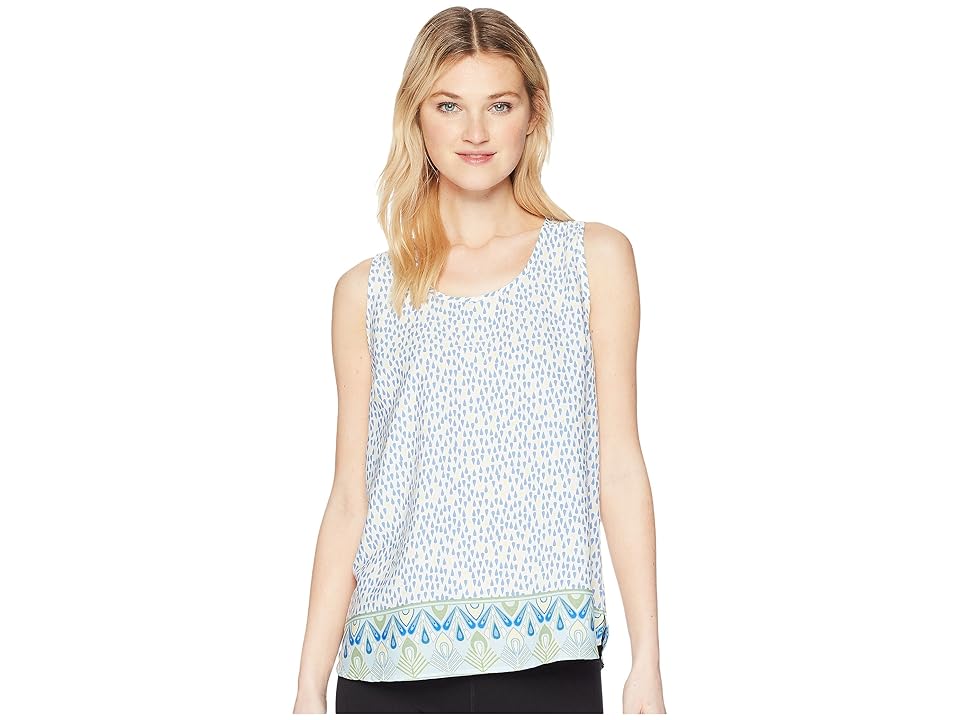 

Mountain Khakis Emma Tank Top (Linen Print) Women's Sleeveless, White