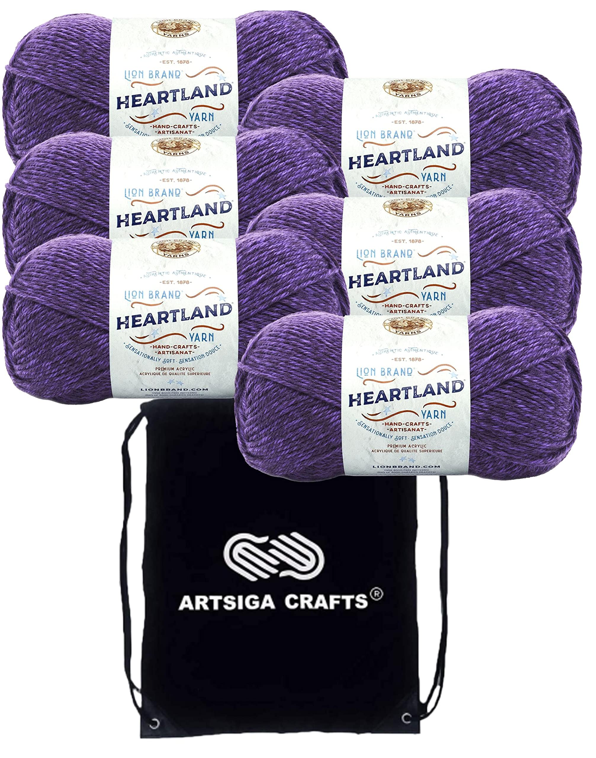 Pelotes de fil Lion Brand Heartland Hot Springs pour tricoter vos pulls d'hiver confortables