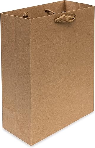 Miniatura 8 de Prime Line Packaging Bolsas de regalo marrones, bolsas de regalo de papel kraft mini con asas para pequeñas empresas, boutiques, uso minorista,