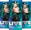 Blackhead LIVE Ultra Brights Semi-Permanent Hair Color 097 Mermaid 3 x 80 ml Coloration for intense or pastel color results holds 12–15 hair washes with care conditioner