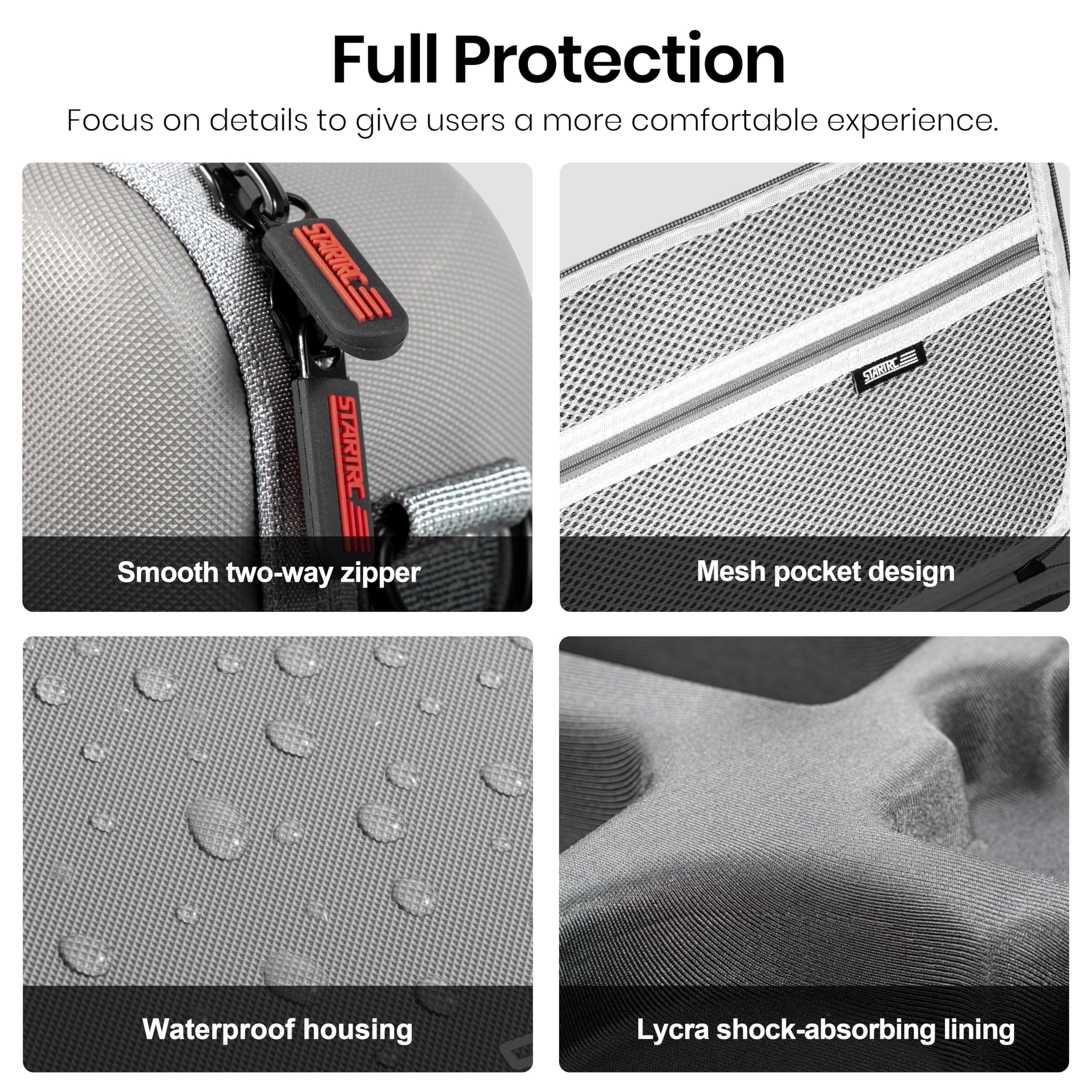 STARTRC Neo 2 Tasche,Tragbar PU Case für DJI Neo 2 Fly More Combo Zubehör, Tragetasche für DJI Neo 2 Drohne Compatible with RC-N3/N Controller, Neo 2 Akku,Zweiwege-Ladestation