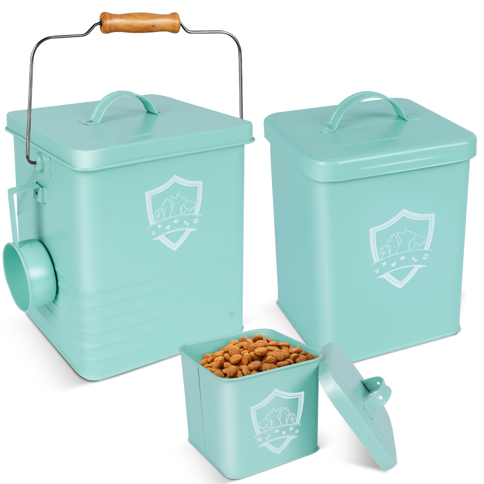 Hundefutter-Behälter - Luftdicht Mit Messbecher!