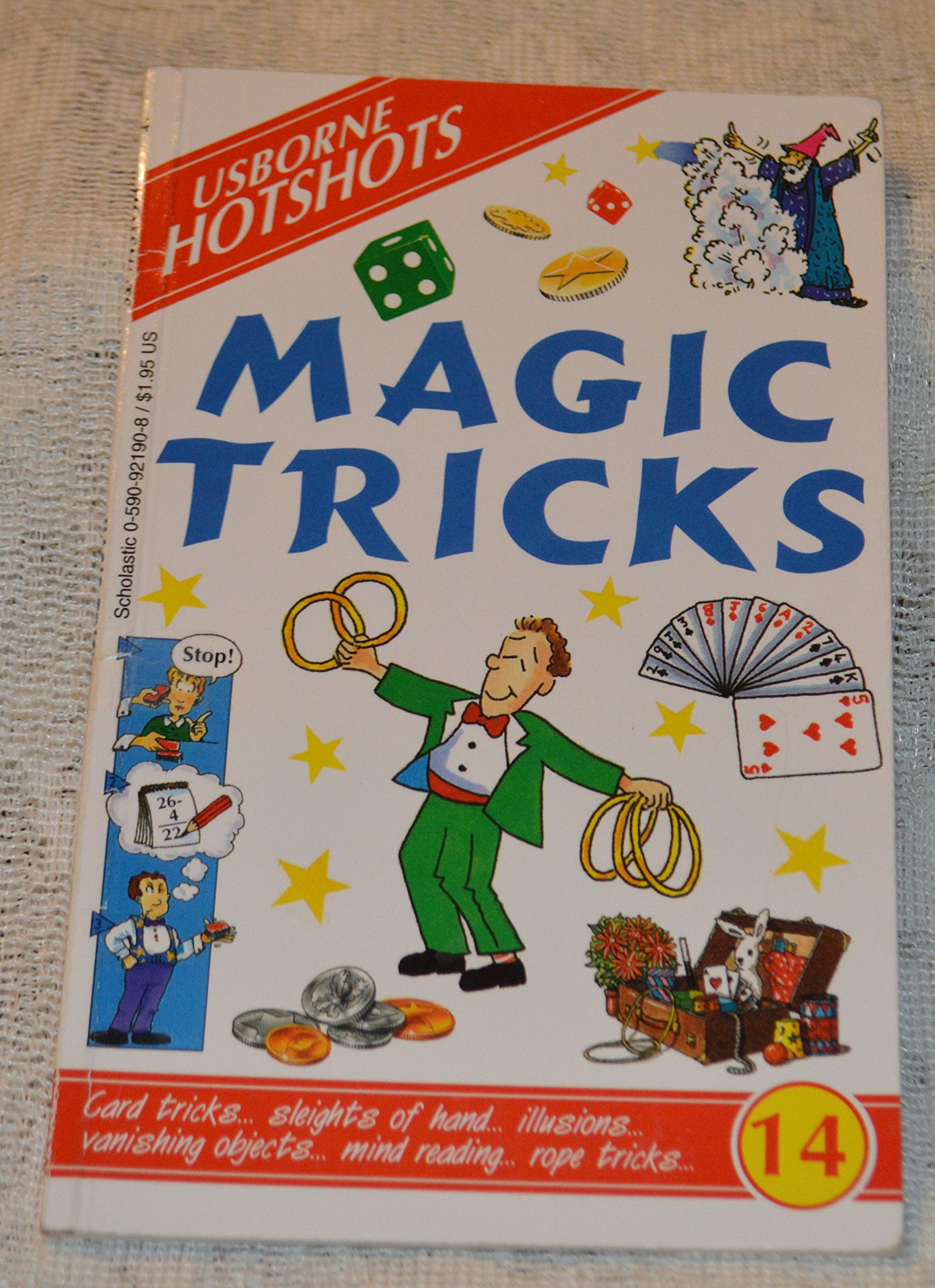 Usborne Hotshots Magic Tricks (Card Tricks... Sleights of Hand