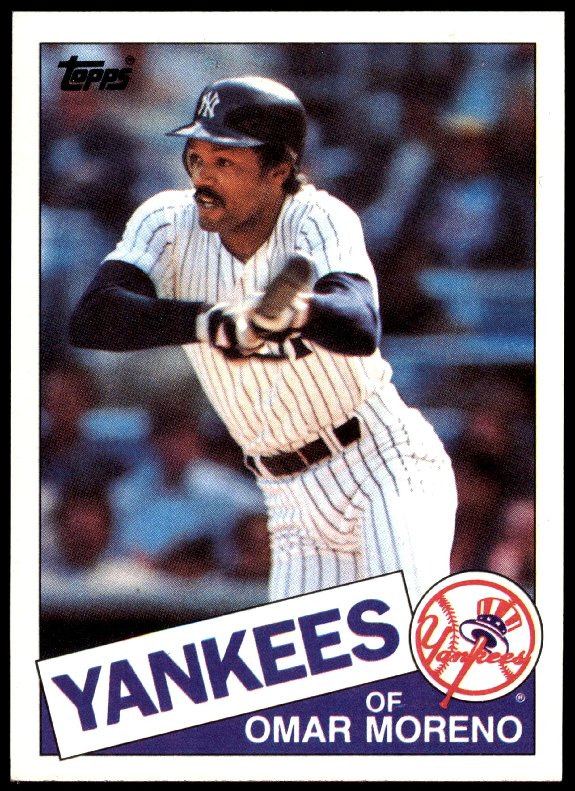 Topps1985 Topps # 738 Omar Moreno New York Yankees (Baseball Card) NM+ Yankees
