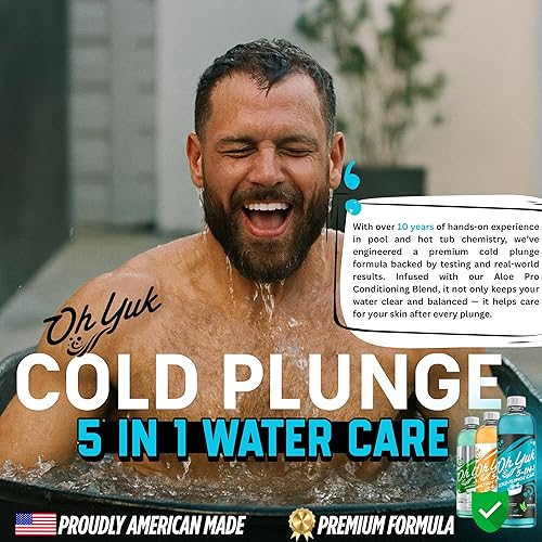 Miniatura 9 de Oh Yuk Tratamiento de agua fría 5 en 1  Limpiador, clarificador, acondicionador, combate los olores  Desodoriza para la frescura  Bañera fría y baño