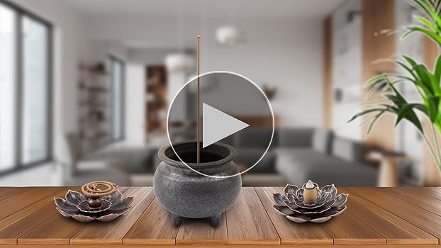 Amazon.com: ORGAZARD Antique Gilding Ceramic Incense Burner