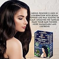Vista 3 de ANCIENT VEDA - Polvos naturales para el cabello, sin OMG y sin gluten, tratamiento orgánico para el crecimiento del cabello 100% antioxidantes