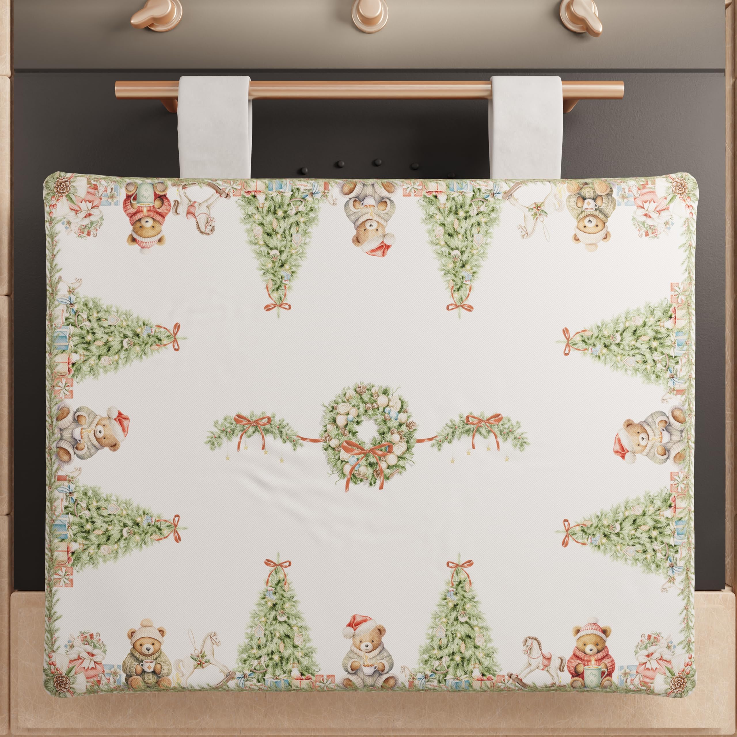 PETTI Artigiani Italiani - Camino de Mesa Navideño 140x40 cm, Camino de Mesa Navidad para Cocina, Decoración Navideña para Mesa, Camino de Mesa Elegante Tartan, 100% — view 16