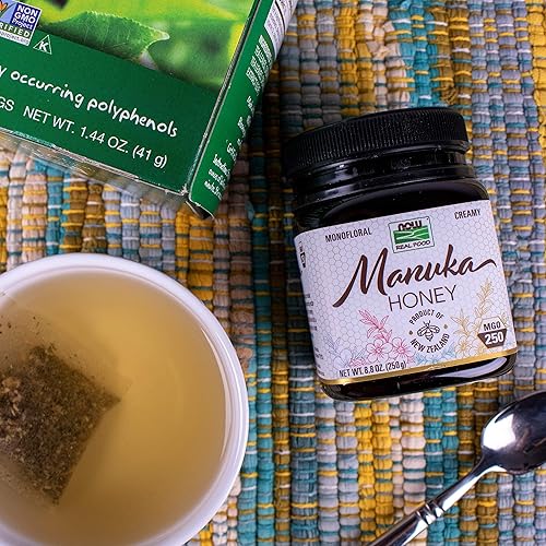 Miniatura 3 de NOW Foods, Miel de Manuka, sabor dulce, rico y robusto con una textura cremosa, 8.8 onzas