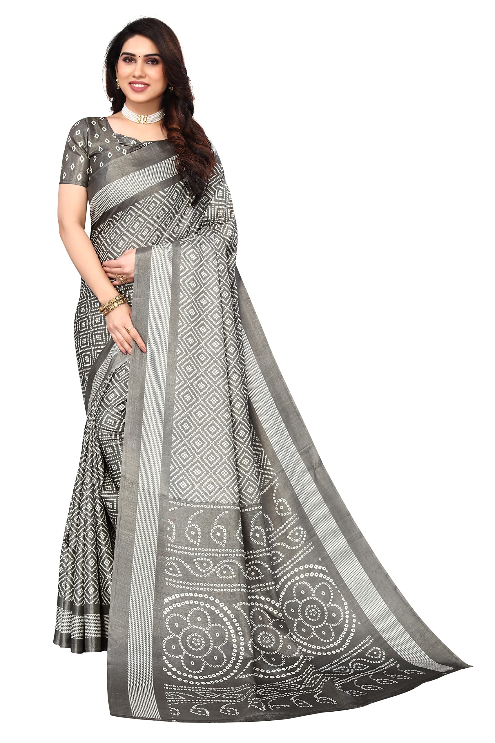 Winza Designer WDS KMR Deepti_W Cotton Blend Cotton Blend Printed Bollywood sarees for women (WDS KMR Deepti)