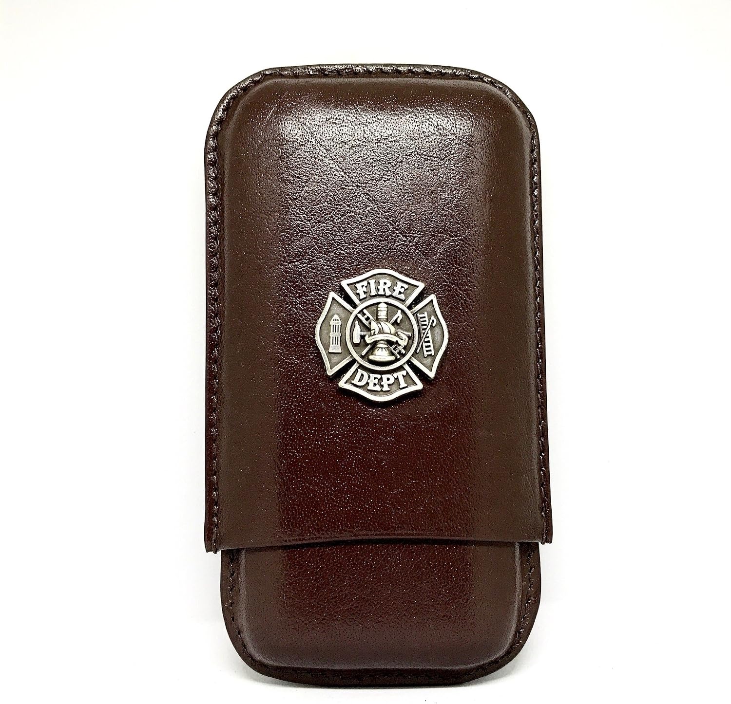 Cigar Cutters by Jim Fireman 3-Finger Cigar Case – Leather Cigar Case