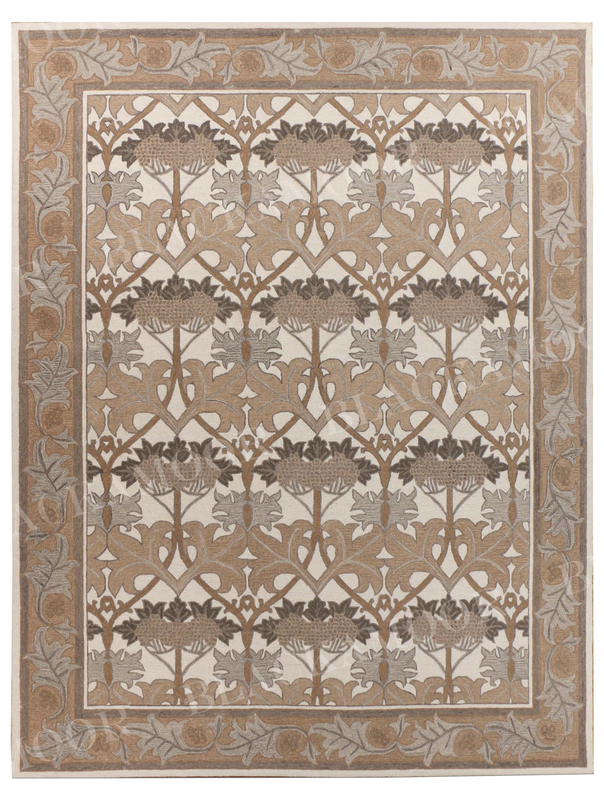 Tapis en laine vierge Cecil pour un sol doux et confortable