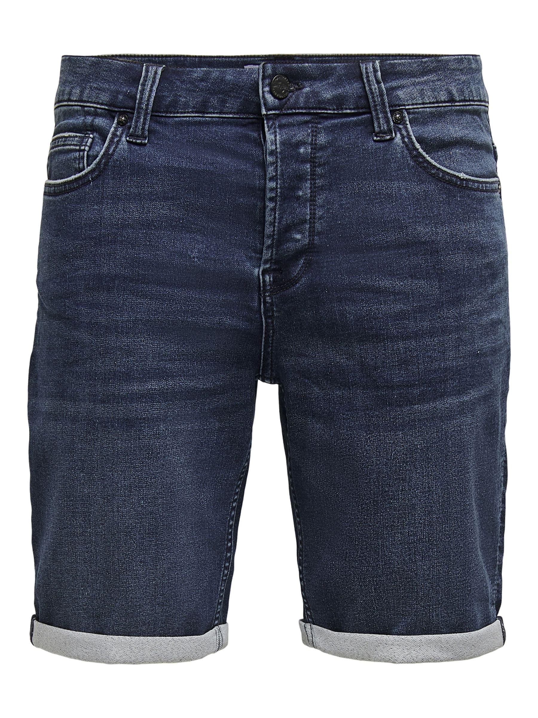 Herren O&S Denim Capri Jeans Shorts 3/4 Bermuda Pants Sommer Hose Kurze Freizeit Trousers ONSPLY