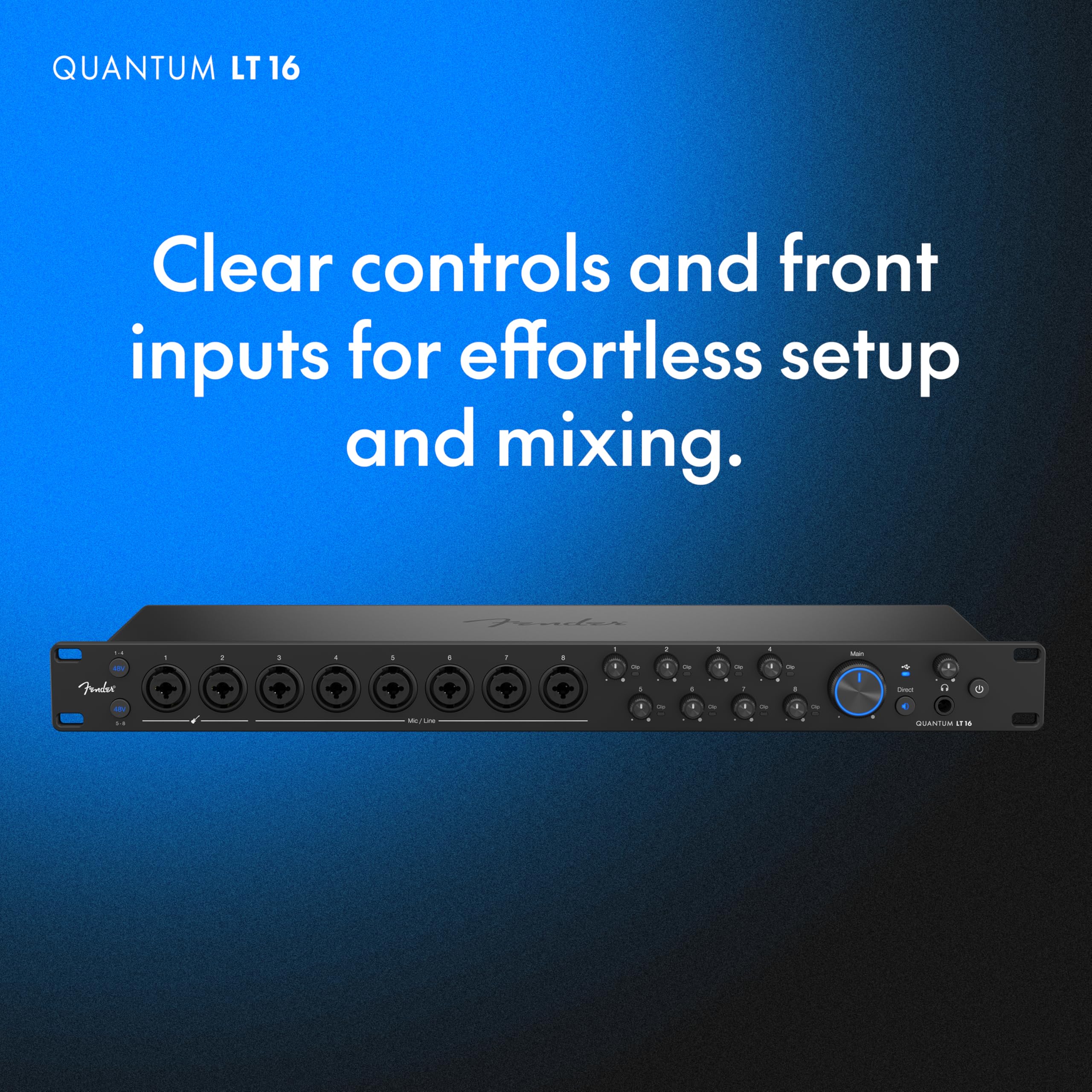 Amazon.co.jp: Fender Quantum LT 16 | 16インチ 8-out USB-C
