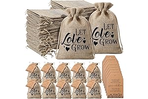 Fumete 100 Set Wedding Favors for Guests: Let Love Grow Seed Packets...