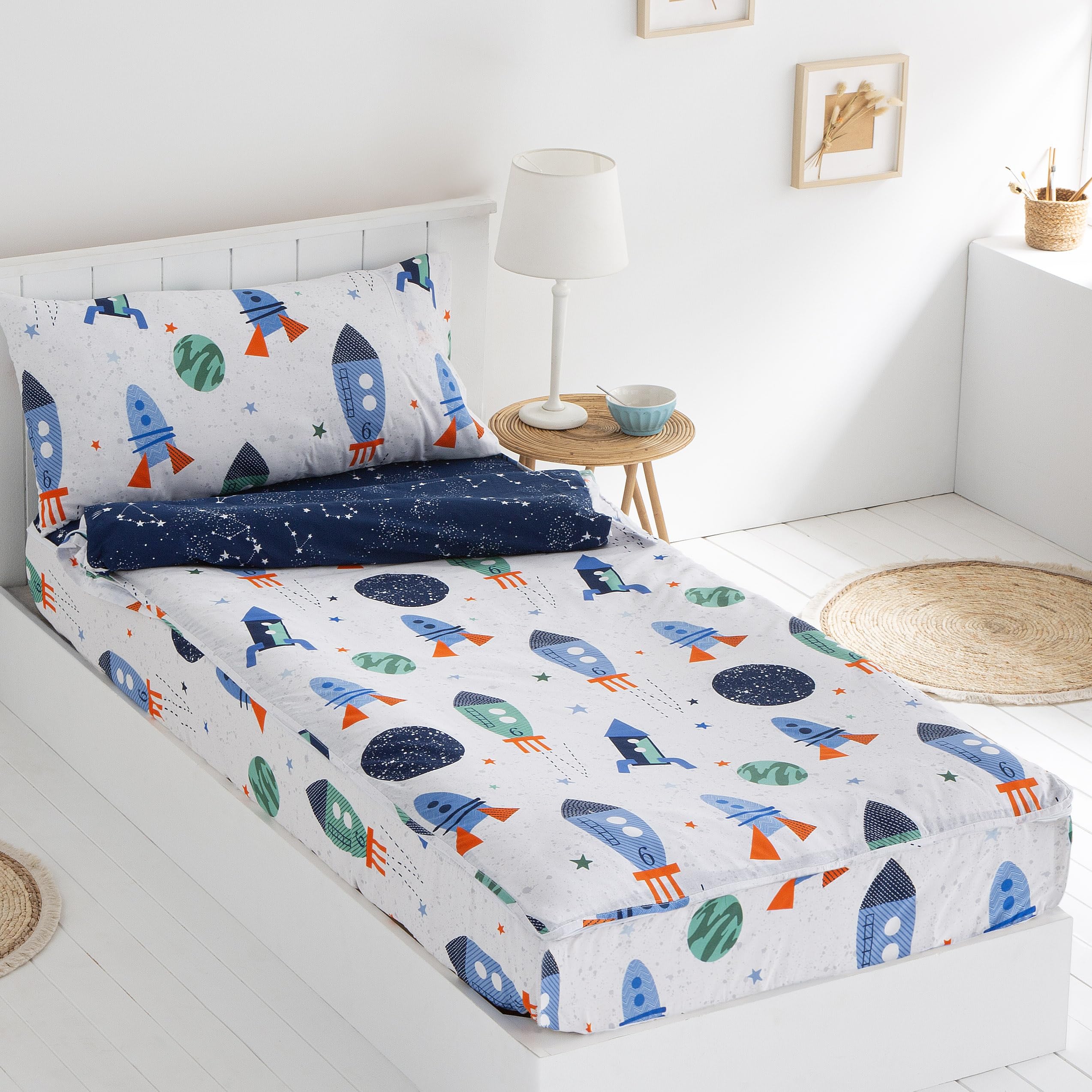 Saco Nordico Cama 90 Saco Nórdico Infantil Con Relleno Rocket