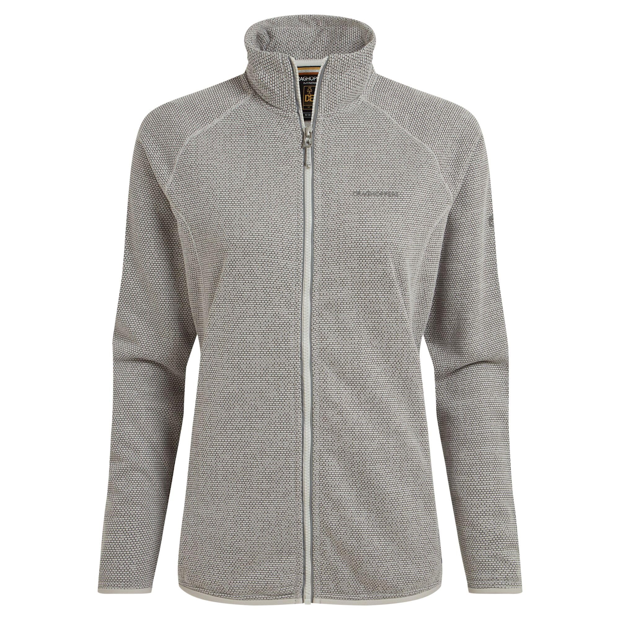 Craghoppers Womens Tarvos Jacket Full Zip Fleece, Lunar Gr Mrl, 18 EU