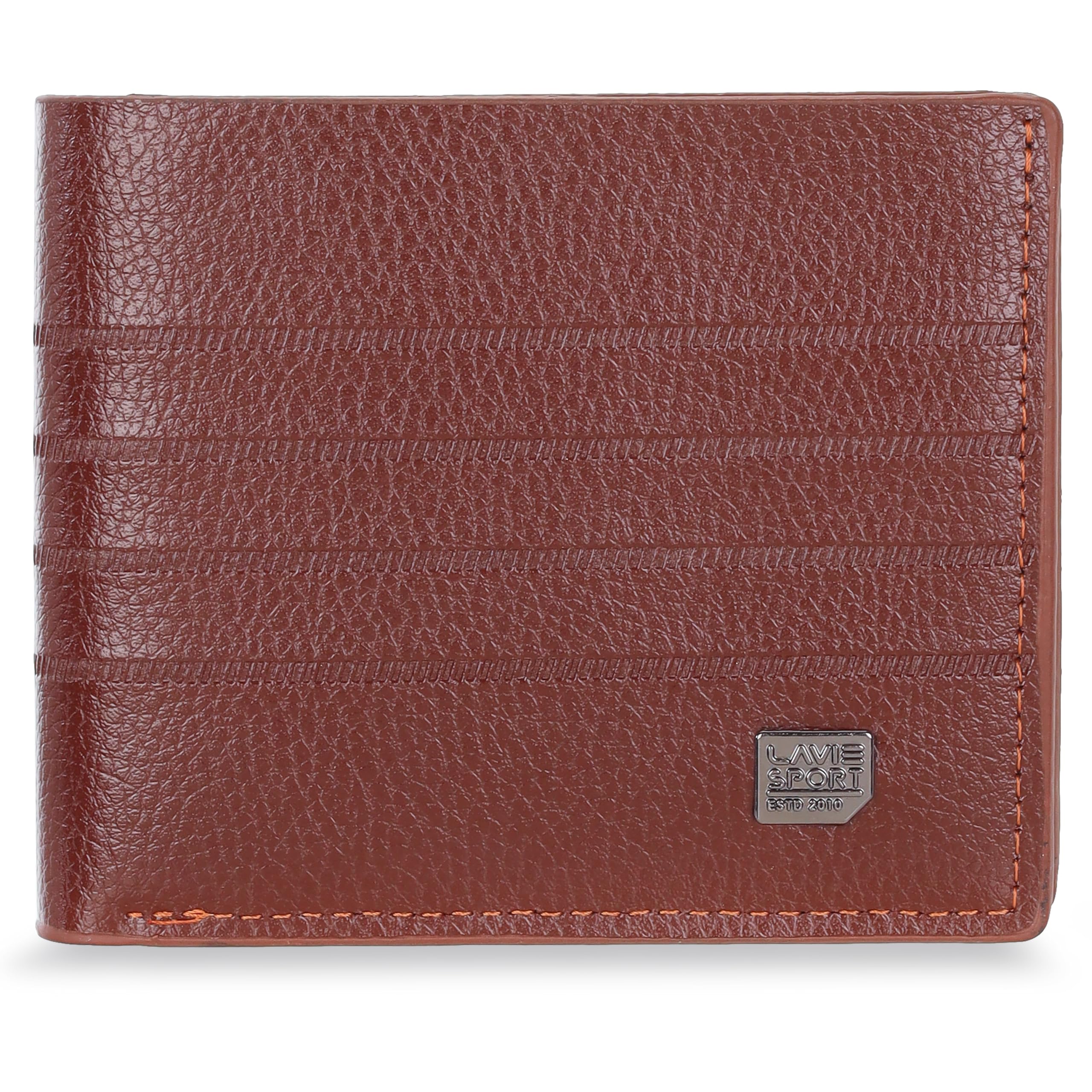Alfred Bi-Fold Wallet for Men|2 Currency compartments|Holds Upto 4 Credit/ATM Cards|Transparent ID Slot|12 Months Warranty|Box Packaging for Gifting-image-22