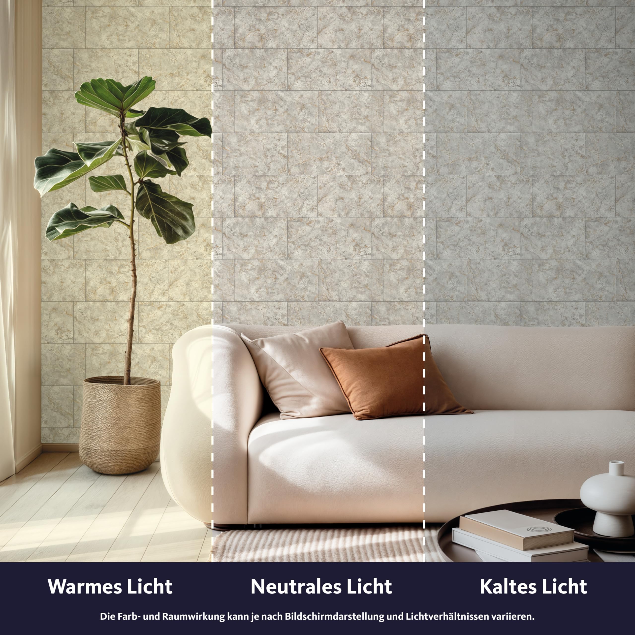 Rasch Selbstklebende Tapete Steinoptik Luxora - Strukturierte Vliestapete Naturstein Dunkel-Grau und Gold - Einfaches Anbringen ohne Kleister mit tesa-Klebetechnologie - 6,00m x 0,53m