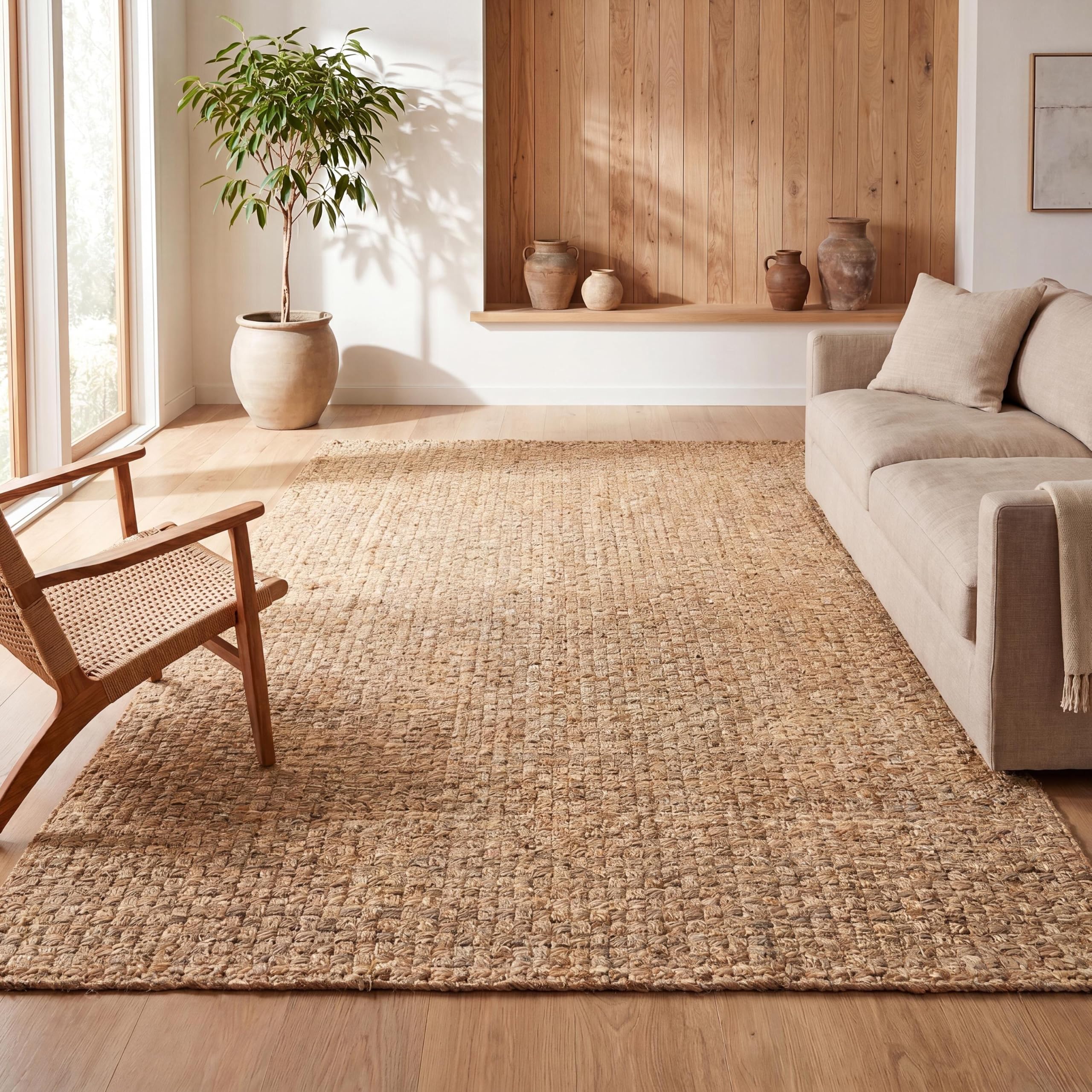 JONATHAN Y Estera Hand Woven Jute Rug