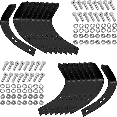 Caltric 370-360 1901118 1901118 1901118A - Juego de dientes compatible con Stens compatible con Troy Bilt