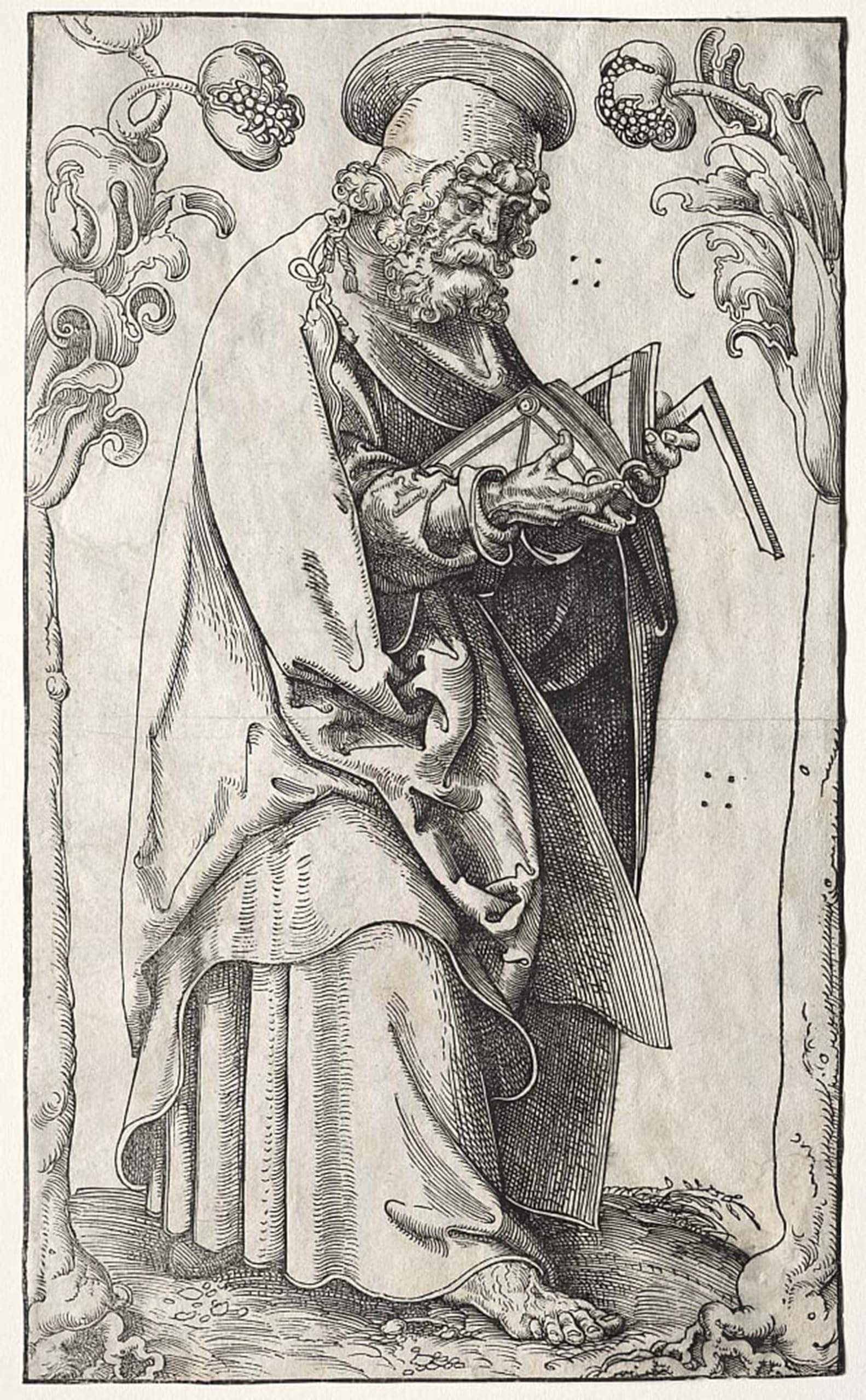 Posteriik No Frame Vintage Print Pop Art Landscape Artwork The Apostle By Lucas Cranach The Elder Art Prints For Office Home Decor 60X90cm