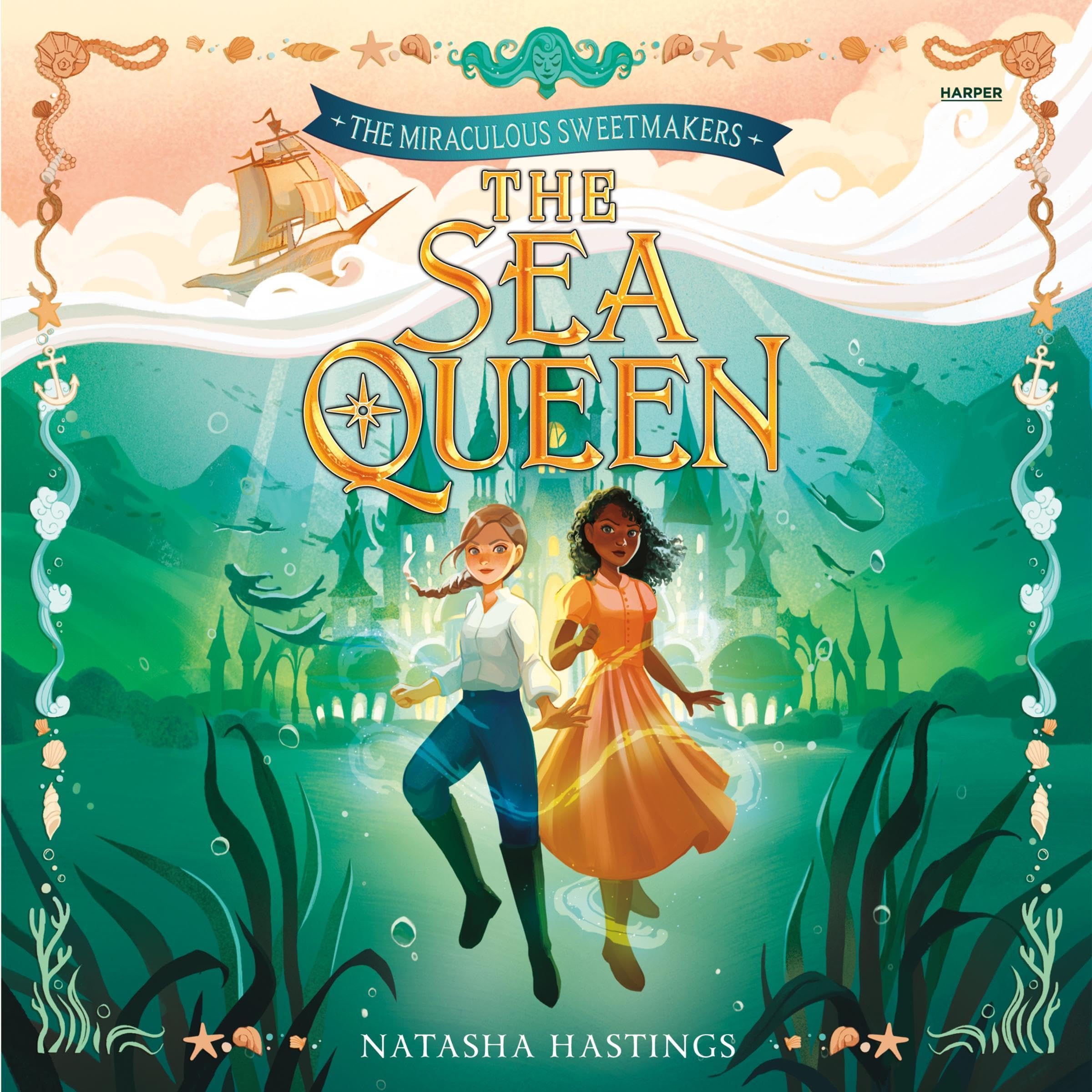 Cover art for The Miraculous Sweetmakers #2: The Sea Queen