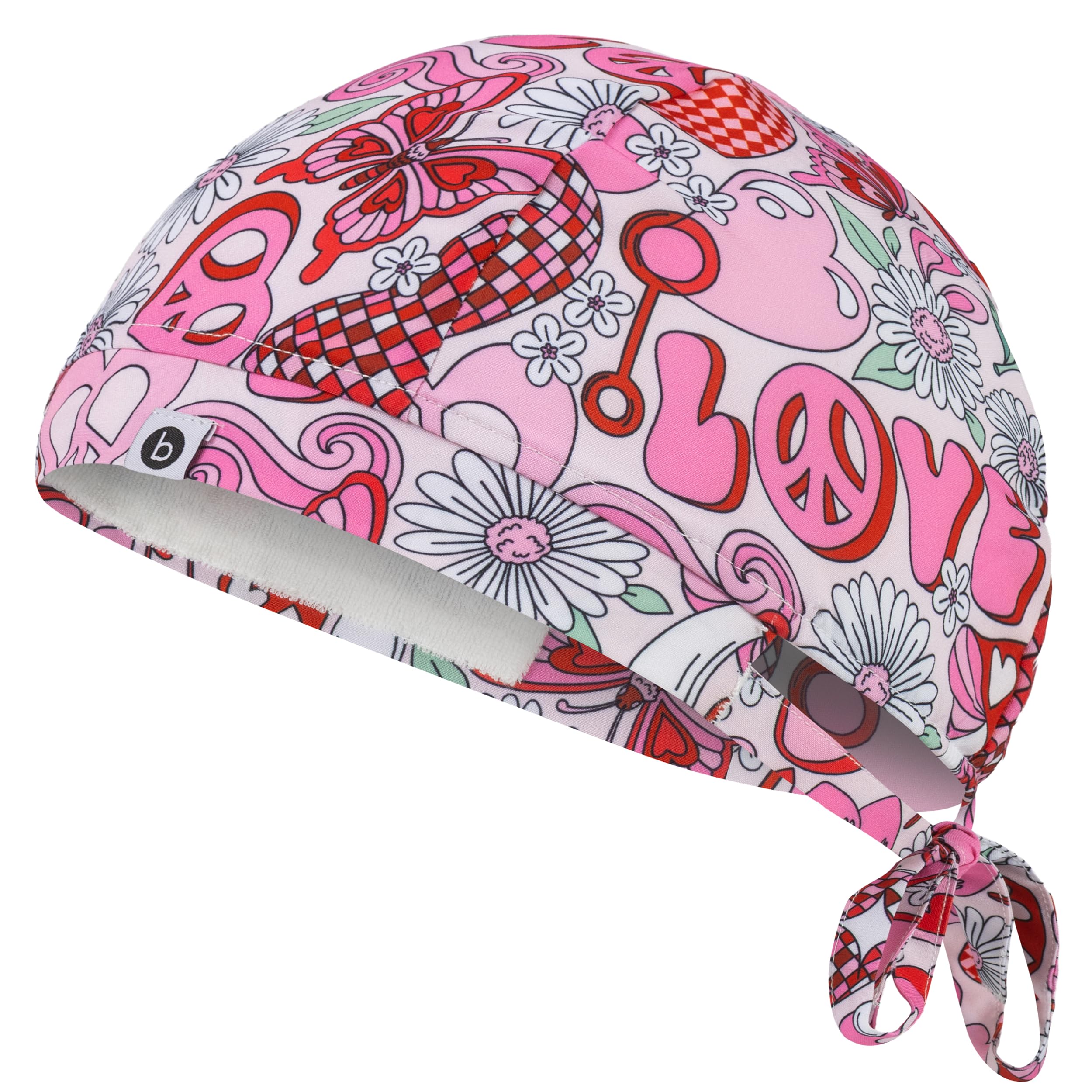 B-well Modena Surgical Hood Fabric Surgical Caps Fabric Nurse Accessories for Doctors, Nurses, Dentists, Pharmacists, Vets, Medical Staff, Disco, One Size