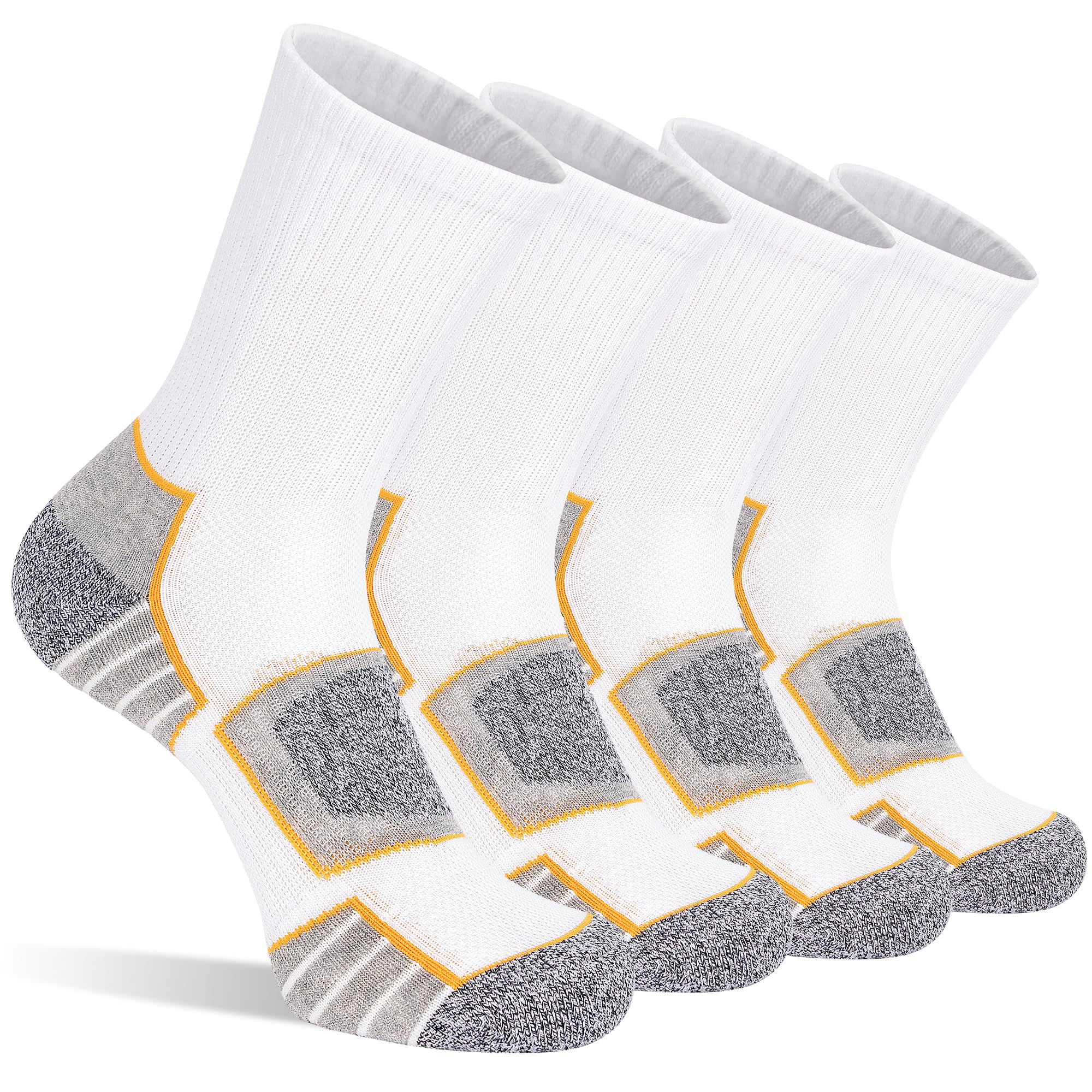 ELUTONG WanderSocken für Damen Herren, 4 Paare Wärme und Komfort Trekking Socken mit Frottee-Innenfutter EU 34-47