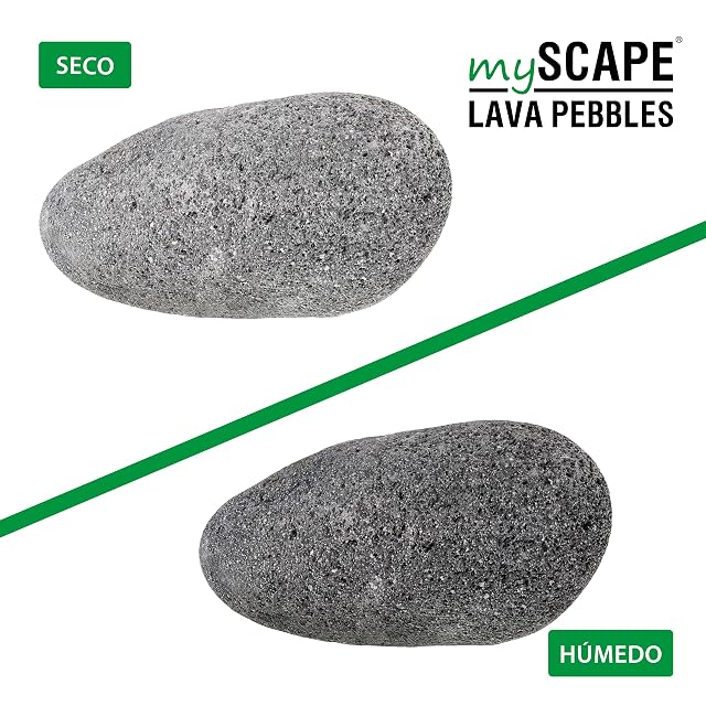 Foto 2 de 5 de ARKA mySCAPE-Lava Pebbles - Piedras de paisajismo acuático para acuarios de Agua Dulce - Aprox. 150-200 mm