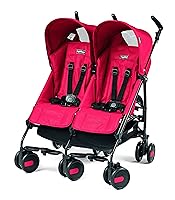 Vista 1 de Peg Perego Pliko - Cochecito de bebé pequeño, color rojo