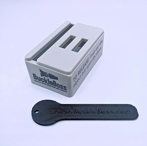 Miniatura 2 de Buckle Boss Cerradura de cinturón de seguridad clásica original  Protector de cinturón de seguridad original fabricado con ABS fuerte  para