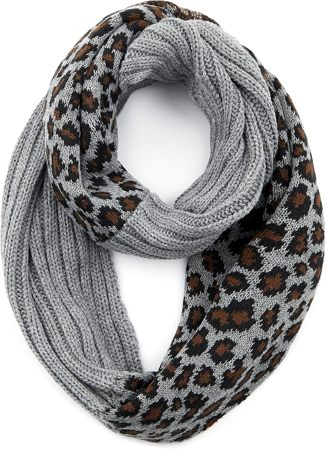 C.C CC Winter Soft Matching Unisex Chunky Knit Cowl Loop Infinity Scarf