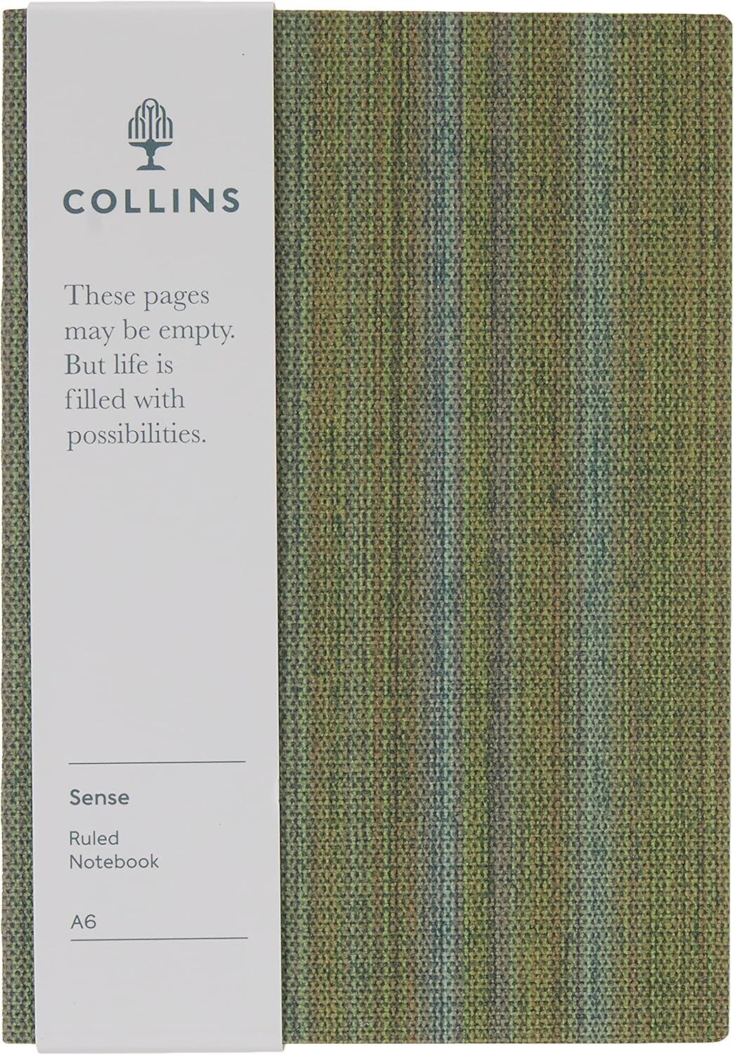 Collins Ruled Notebook, Size A6, Green Stationery & Office Products