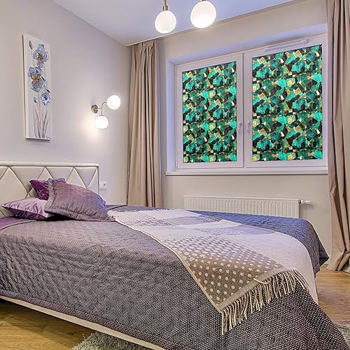 Miniatura 6 de Película opaca de vidrio esmerilado de arco iris, película opaca para cortinas de cocina, película antideslumbrante, para la oficina en casa,