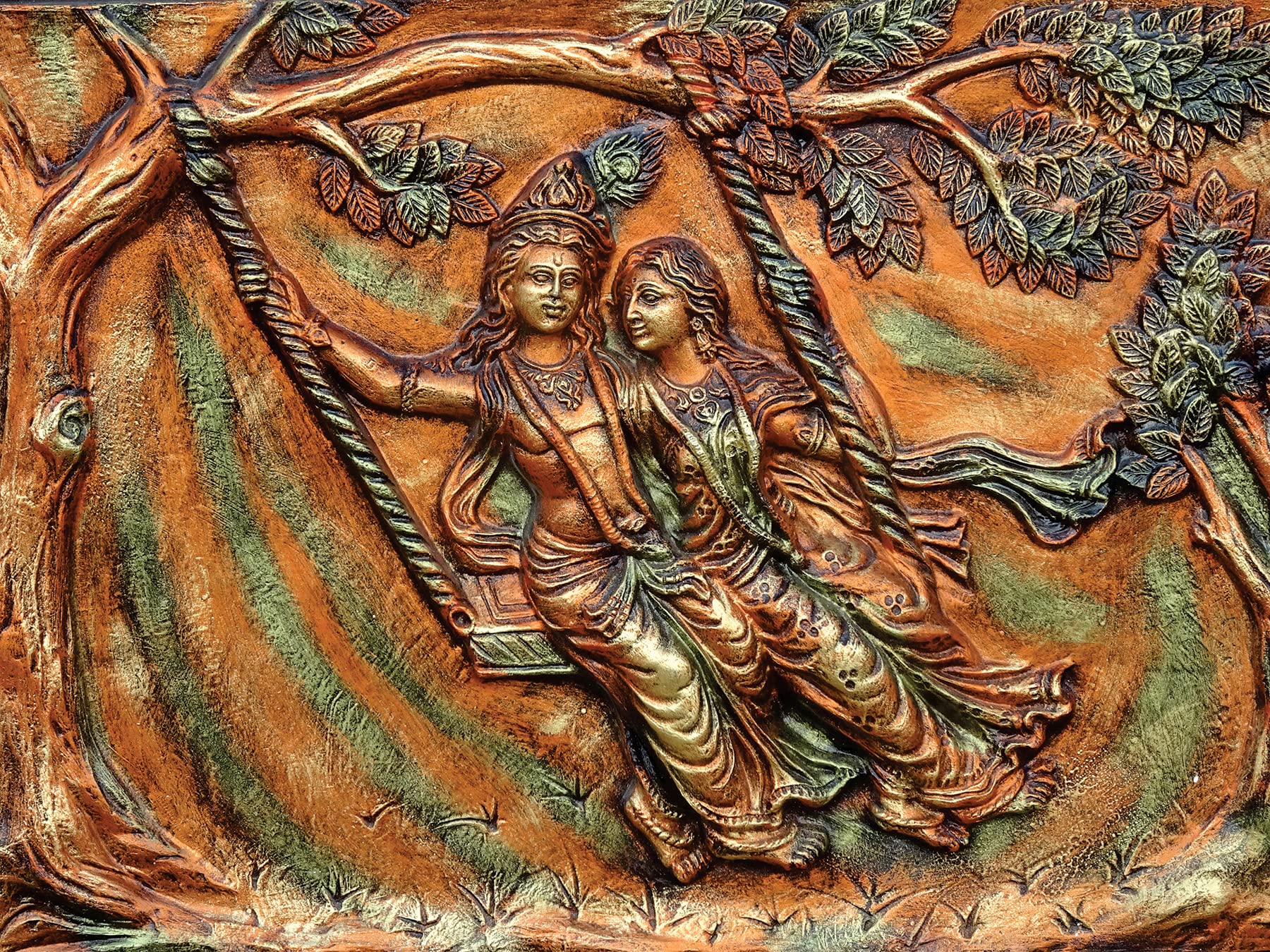 HD PRINT House Self Adhesive Radha Krishna PENTING Wallpaper Wall Sticker for Home Decor, Living Room, Bedroom, Hall, Kids Room, Play Room (PVC Vinyl, Water Proof38 (48 X 36 INCH) (B09PGF1967) Amazon Price History, Amazon Price Tracker