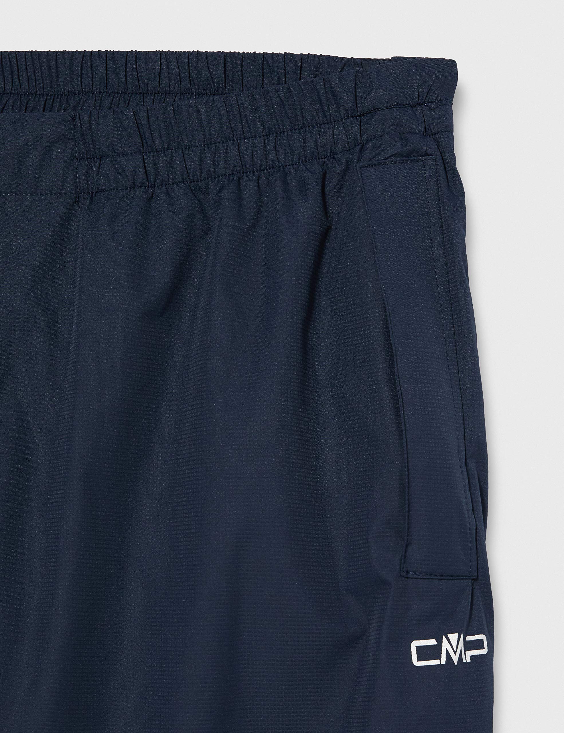CMP Herren Lange Hose Herren-Regenhose mit Futter und Durchgehenden Seitlichen Reißverschlüssen
