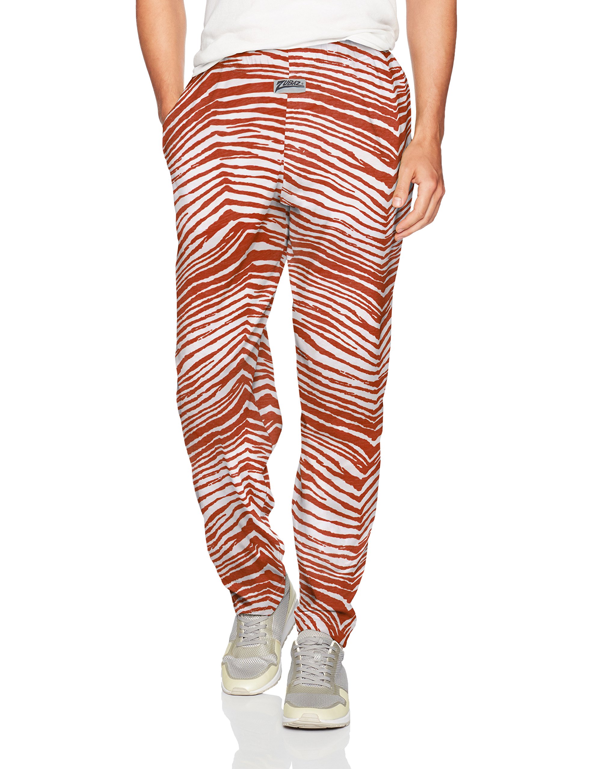 Zubaz Men's Standard Classic Zebra Printed Athletic Lounge Pants