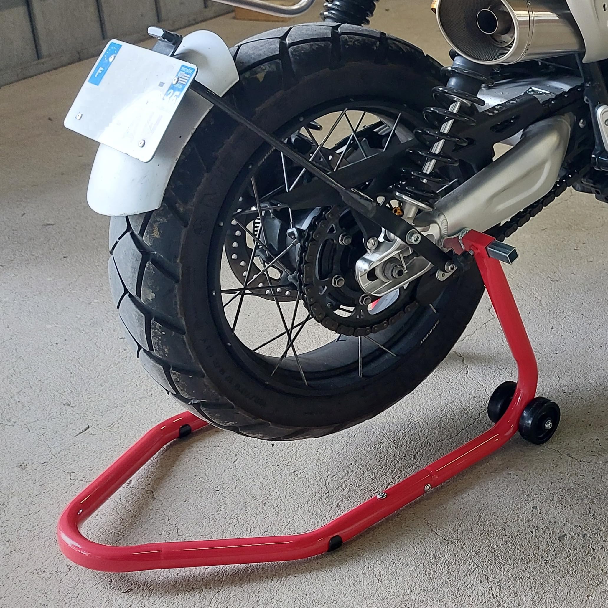BEQUILLE MOTO 2 en 1 AVANT ARRIERE universelle + accessoires interchangeables | stand moto paddock ideal pour GP circuit racing track