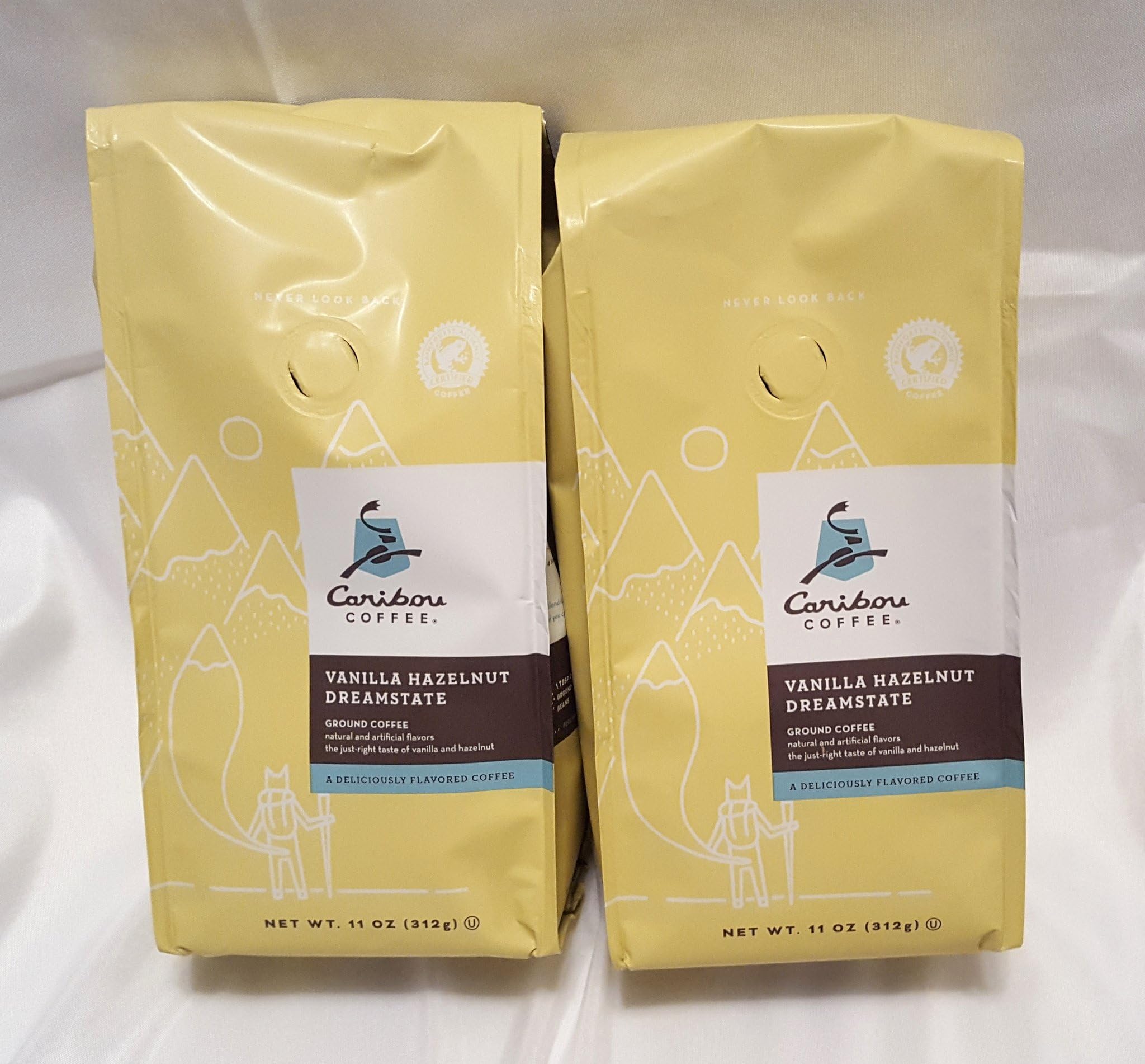 Caribou Coffee Flavored Vanilla Hazelnut Dreamstate Coffee 2 Pack