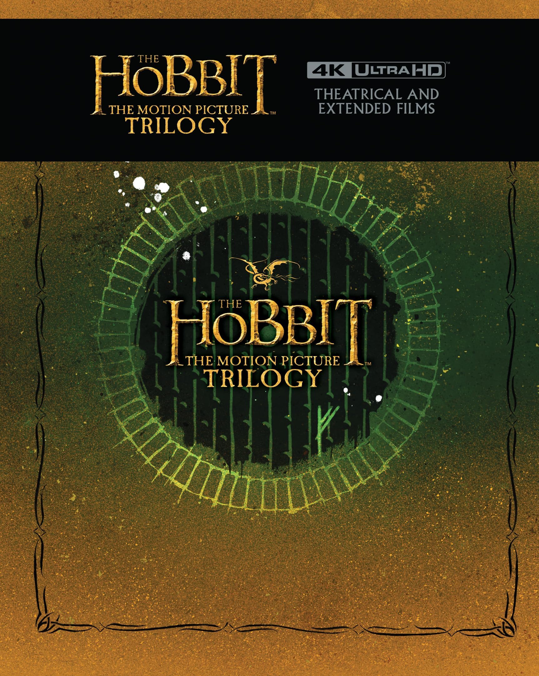 The Hobbit Trilogy: Steelbook Collection [Theatrical and Extended Edition] [4K Ultra HD] [2012] [Blu-ray] [Region Free]