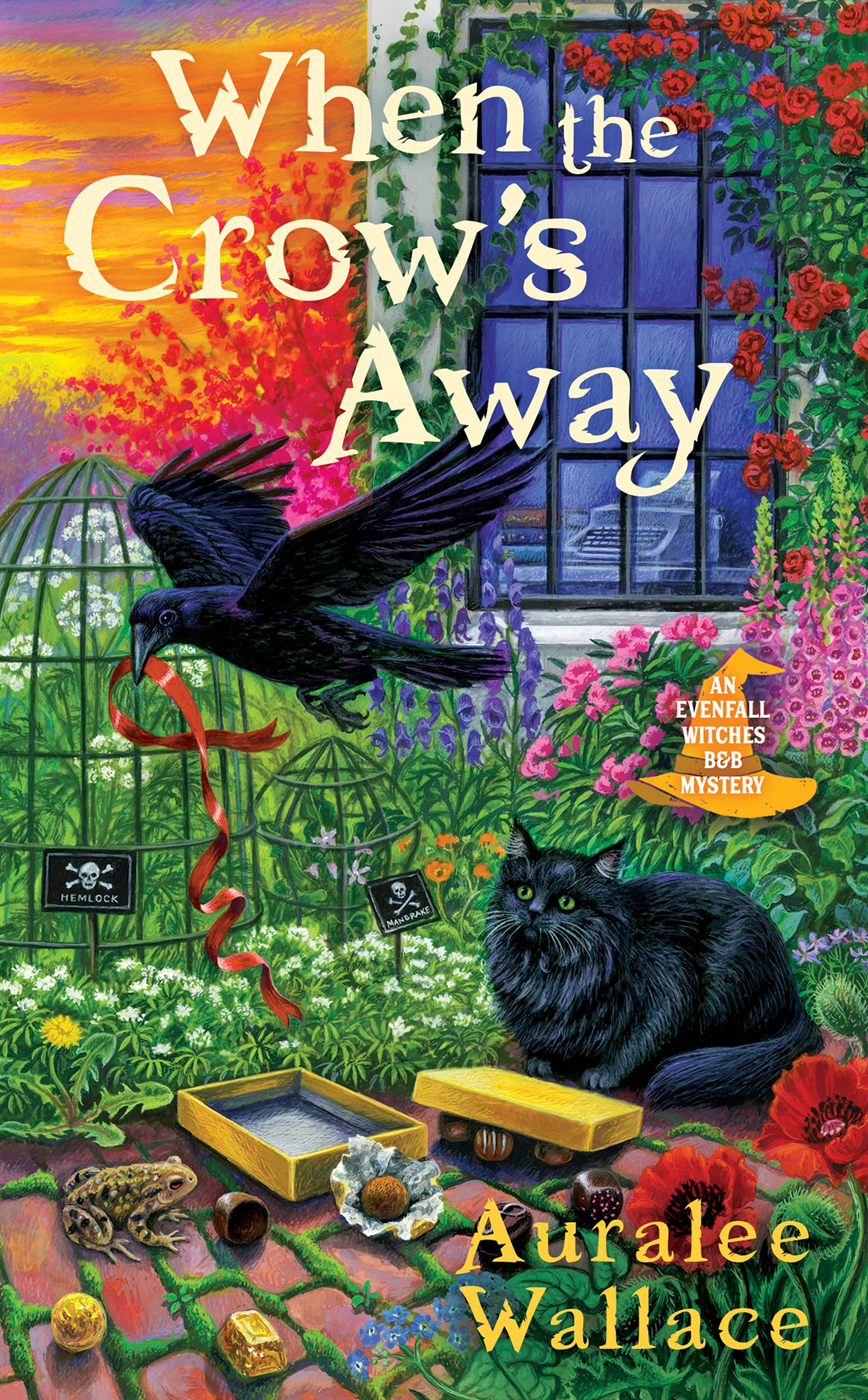 When the Crow's Away (An Evenfall Witches B&B Mystery Book 2)
