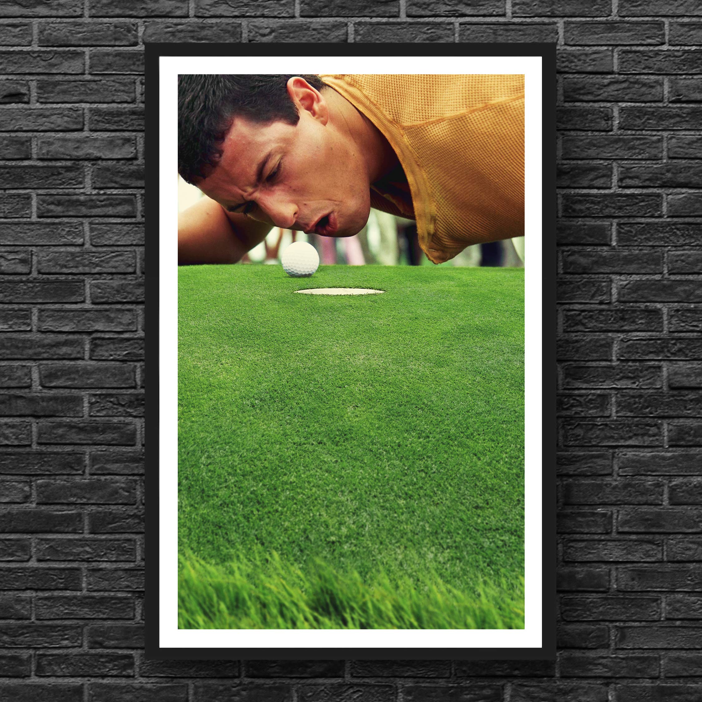 Happy Gilmore Movie Poster // golf bathroom decor movie poster Comedy funny 90s
