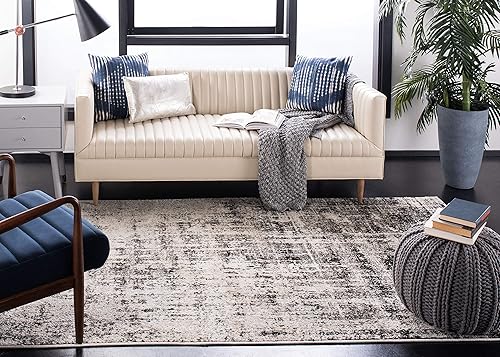 Miniatura 101 de SAFAVIEH Adirondack Collection Tapete de área XL, 12 x 15 pies, color crema y dorado, diseño abstracto moderno, no desprende pelusa y de fácil