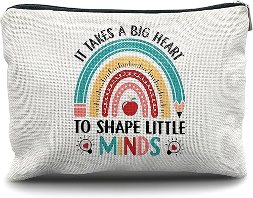 Nogrit Bolsa de maquillaje para regalos para profesores, Profesor-18