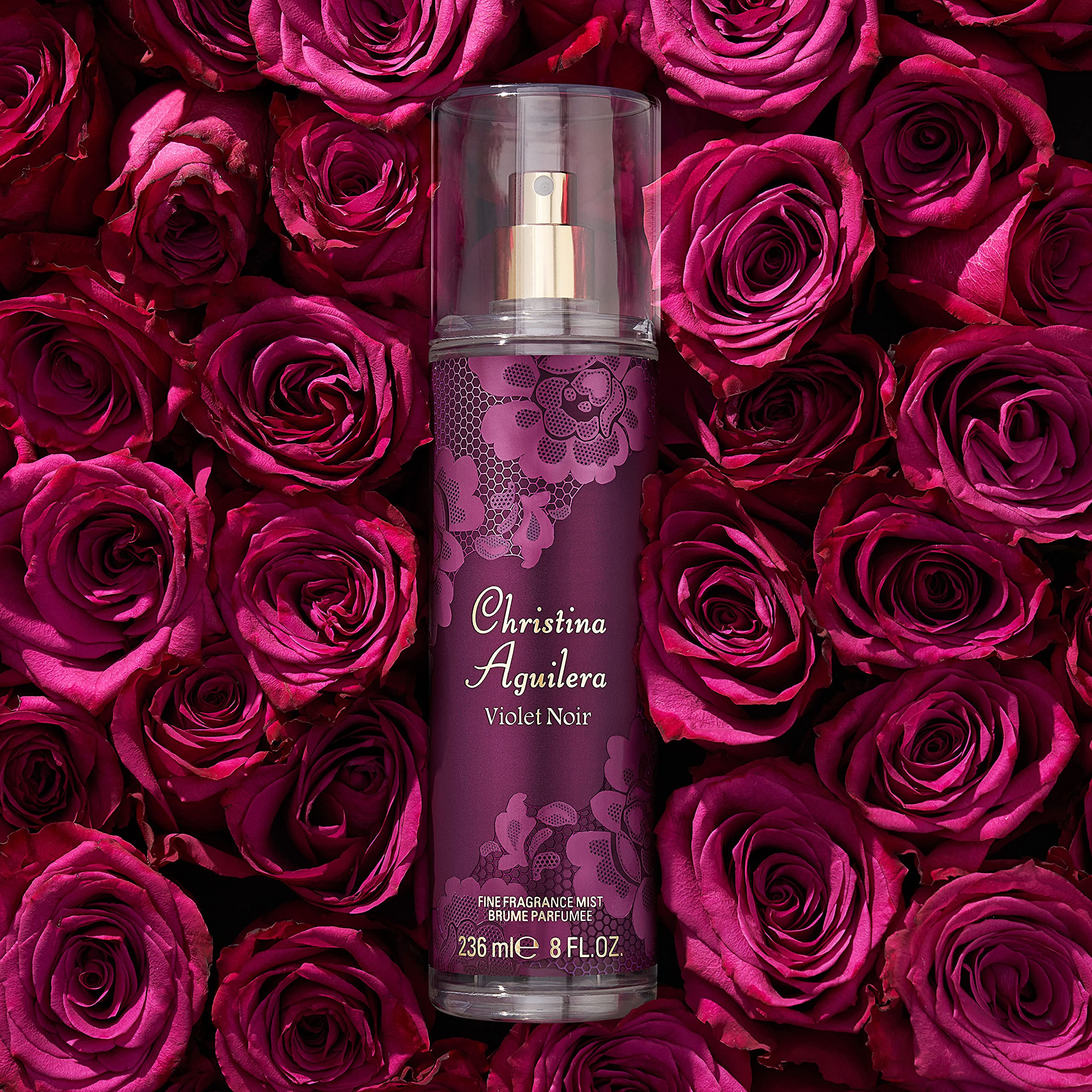 Christina Aguilera Violet Noir Fine Fragrance Mist, 236 ml