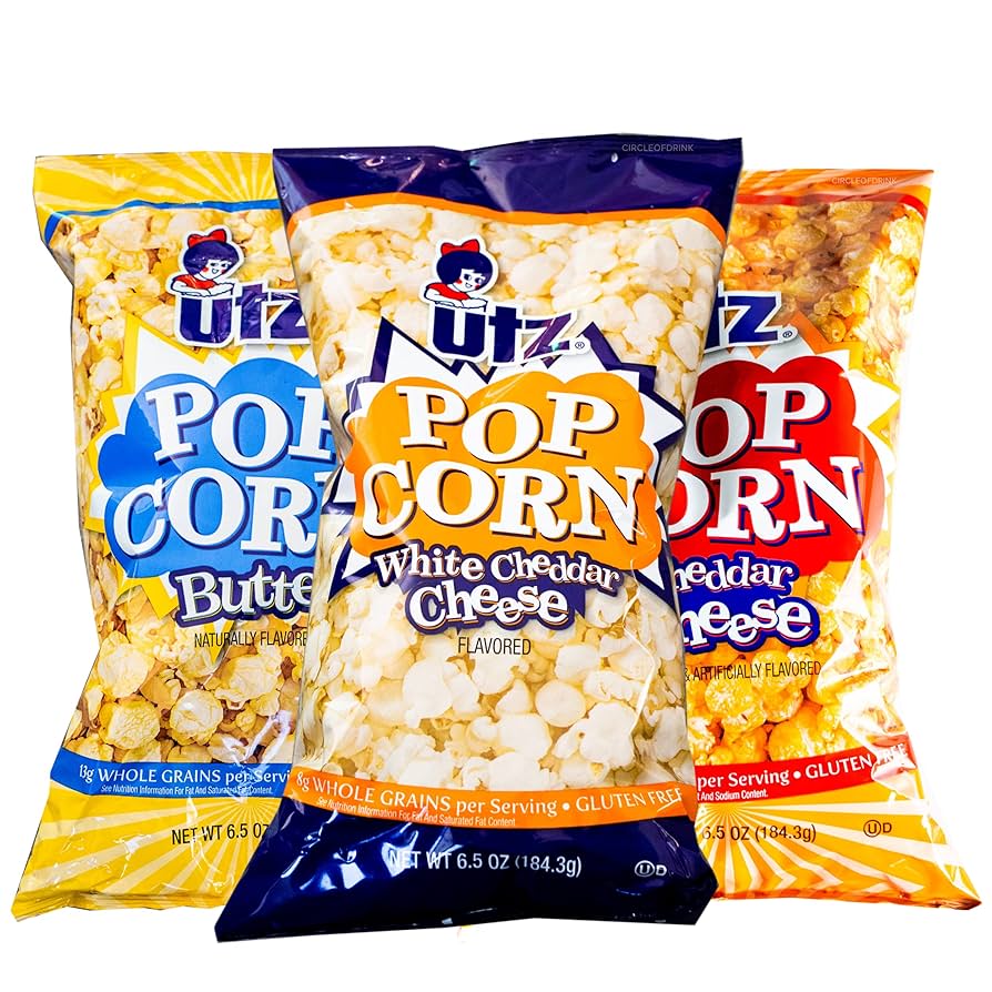 Amazon.com: Utz Popcorn Lovers Variety Pack - Butter Popcorn