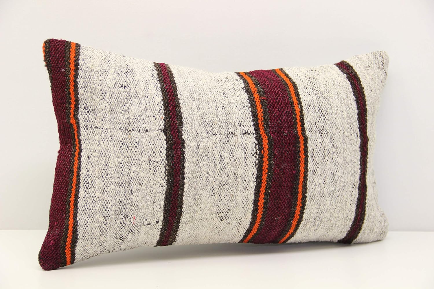 Lumbar kilim pillow cover 12x20 inch (30x50 cm) Armchair