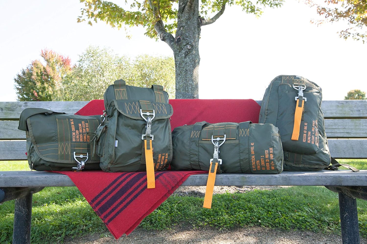 Farm Blue Tactical Messenger Bag - Smaller Military Satchel Bag for Men and Women - Water Resistant Crossbody Tote Sling Bag